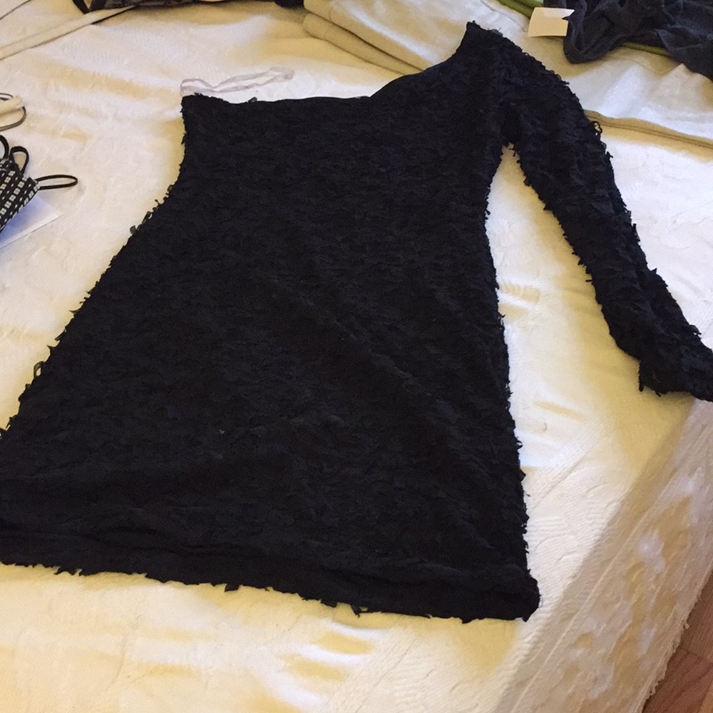 Black cocktail dress.